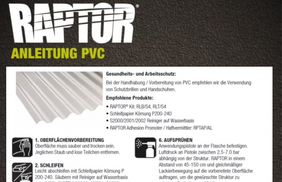 ANLEITUNG PVC