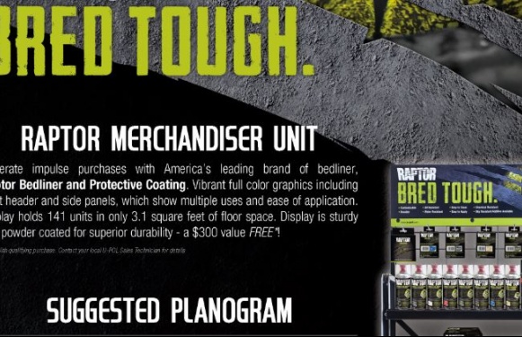 Raptor Merchandiser Sugg Planogram