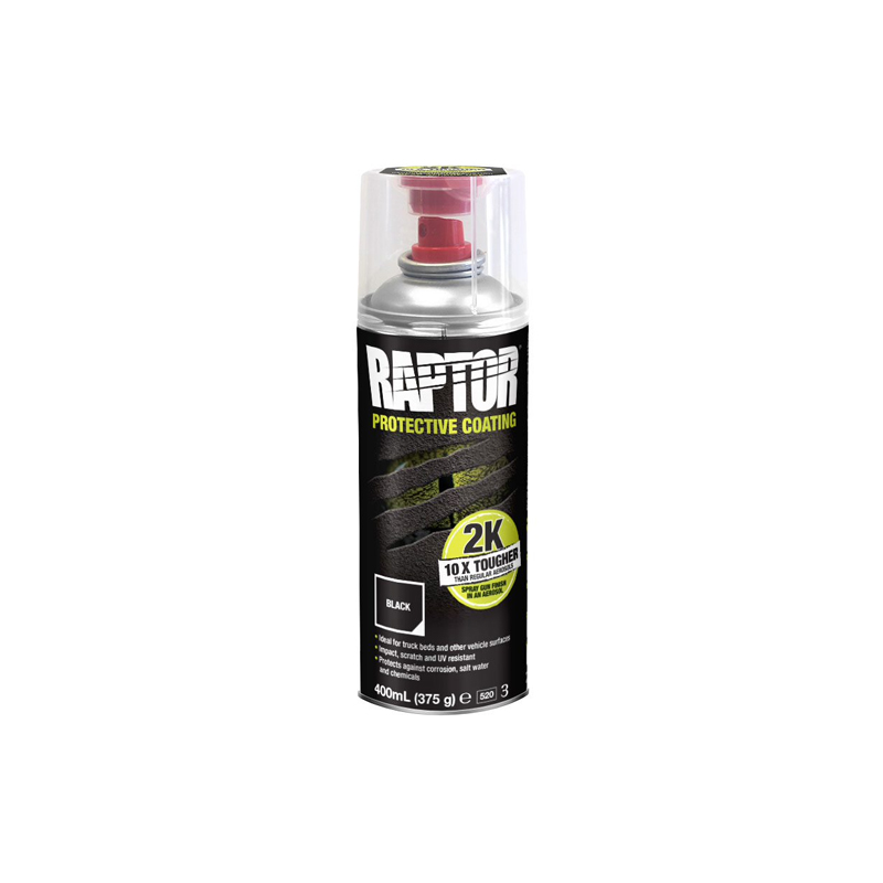 Raptor liner aerosol black