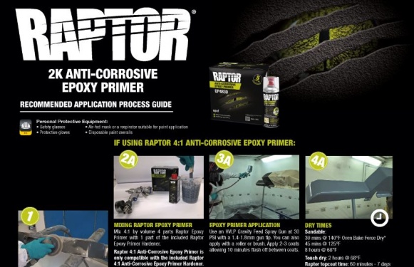 Raptor Epoxy Primer SOP